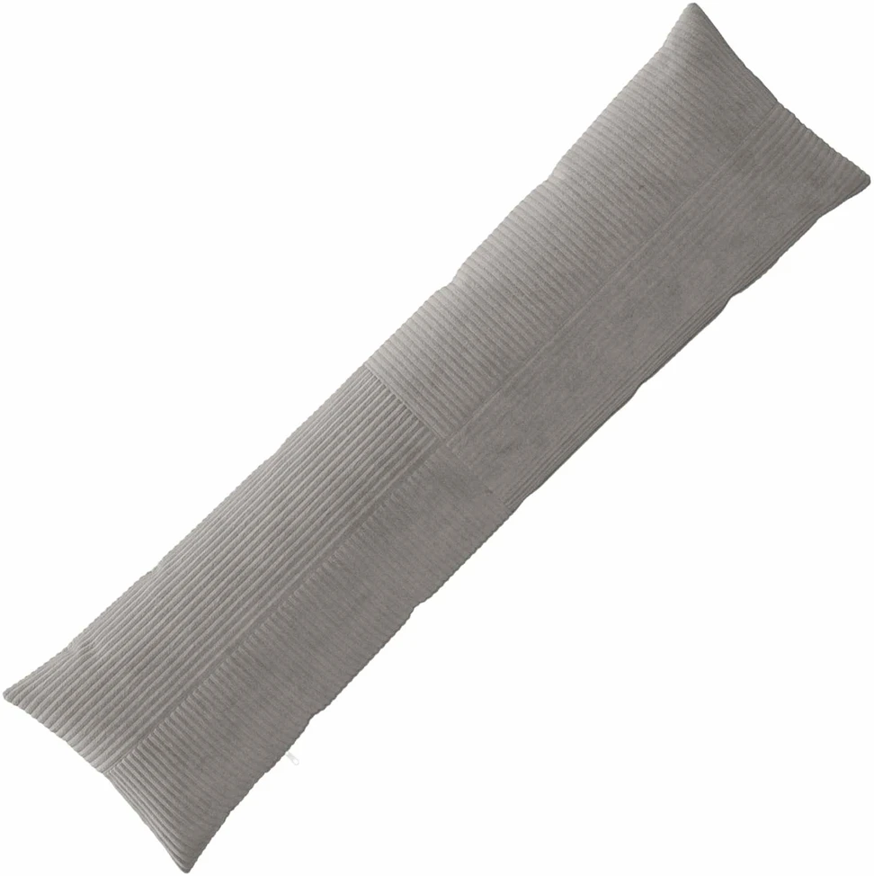Pagalvėlės užvalkalas ALMELO Šviesiai pilka 40 x 145 cm