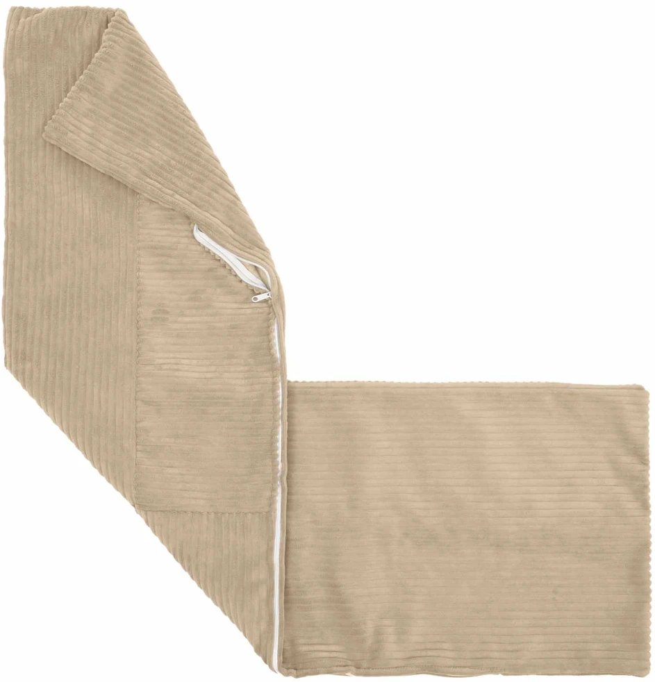 Pagalvėlės užvalkalas ALMELO Taupe 40 x 145 cm mančester