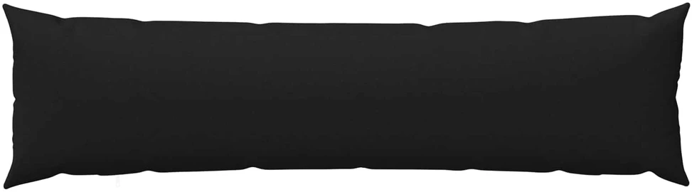 Pagalvėlės užvalkalas HEERLEN Juoda 40 x 145 cm Audinys