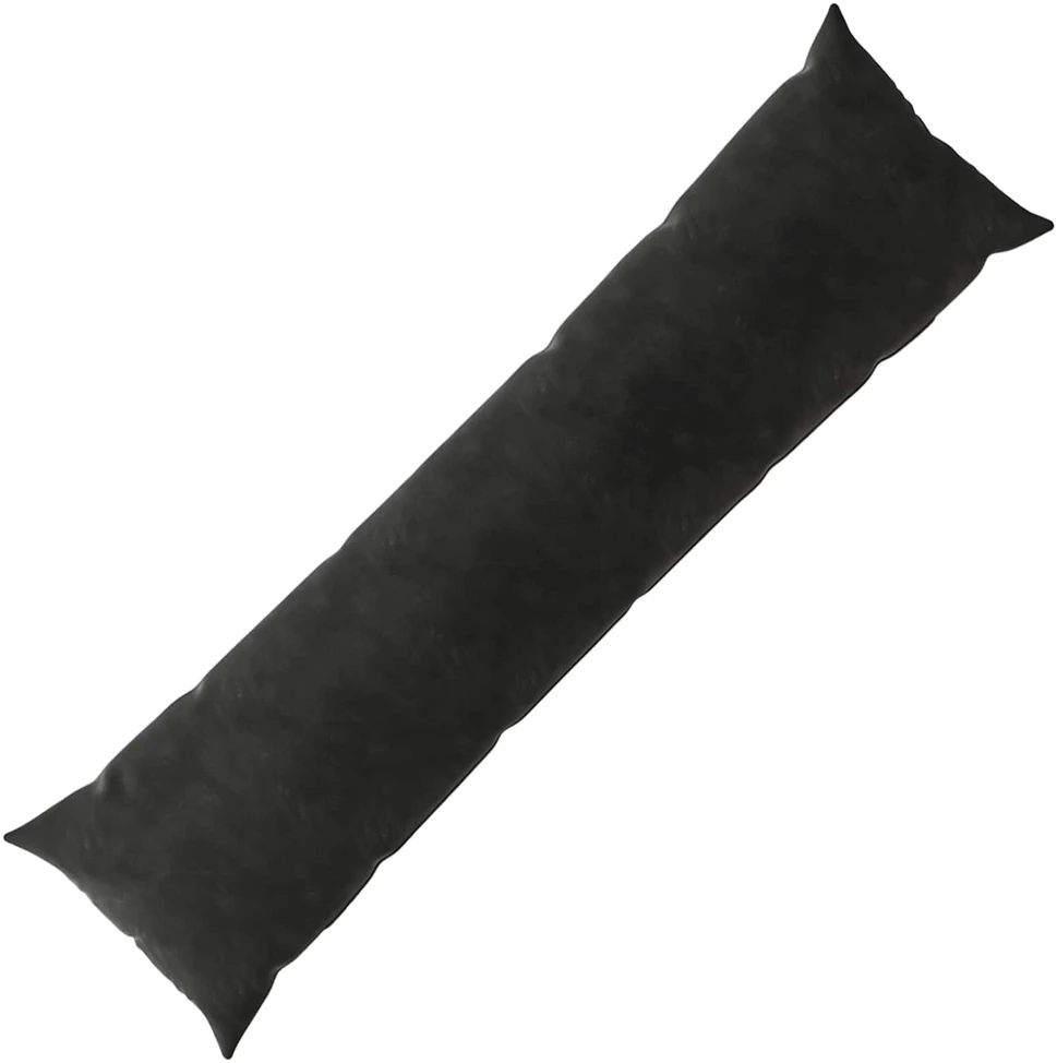 Pagalvėlės užvalkalas HEERLEN Juoda 40 x 145 cm Aksomas