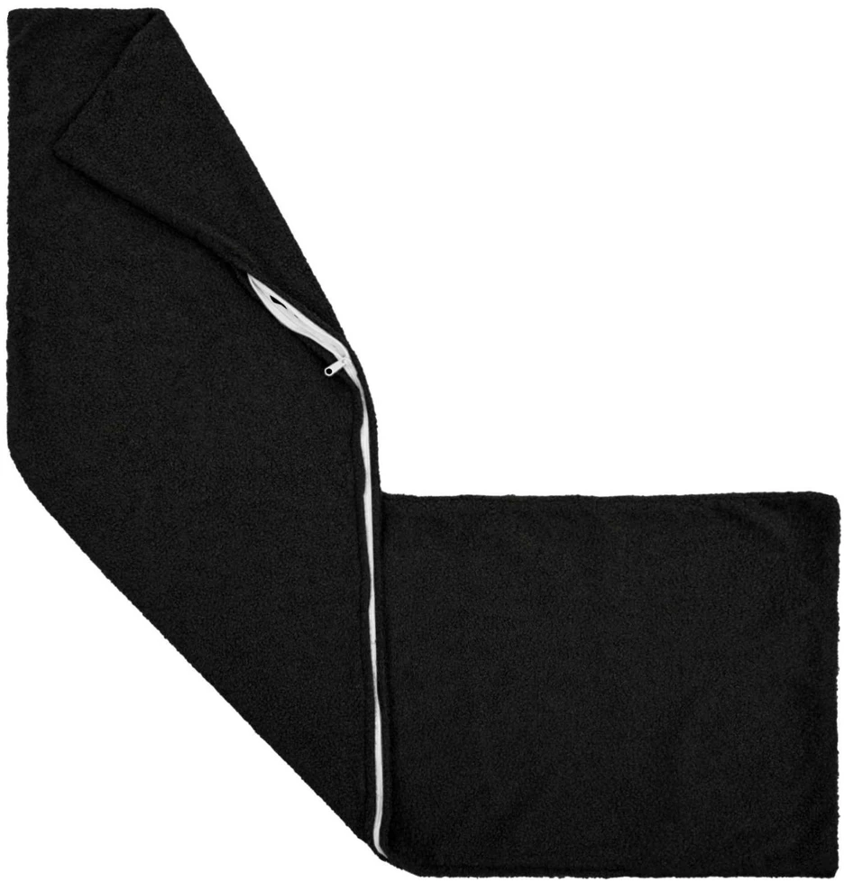 Pagalvėlės užvalkalas HEERLEN Juoda 40 x 145 cm Bouclé