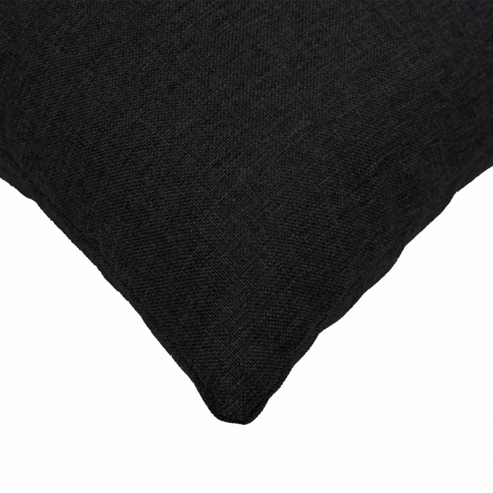 Pagalvėlės užvalkalas HEERLEN Juoda 40 x 145 cm Audinys