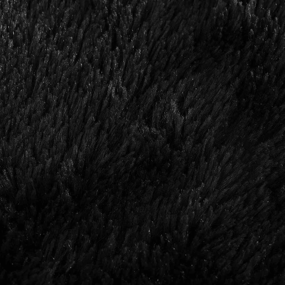 Pagalvėlės užvalkalas HEERLEN Juoda 40 x 145 cm PV pūkinis