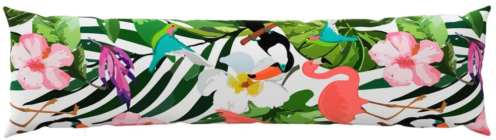 Pagalvėlės užvalkalas HEERLEN Juoda 40 x 145 cm Poliesteris