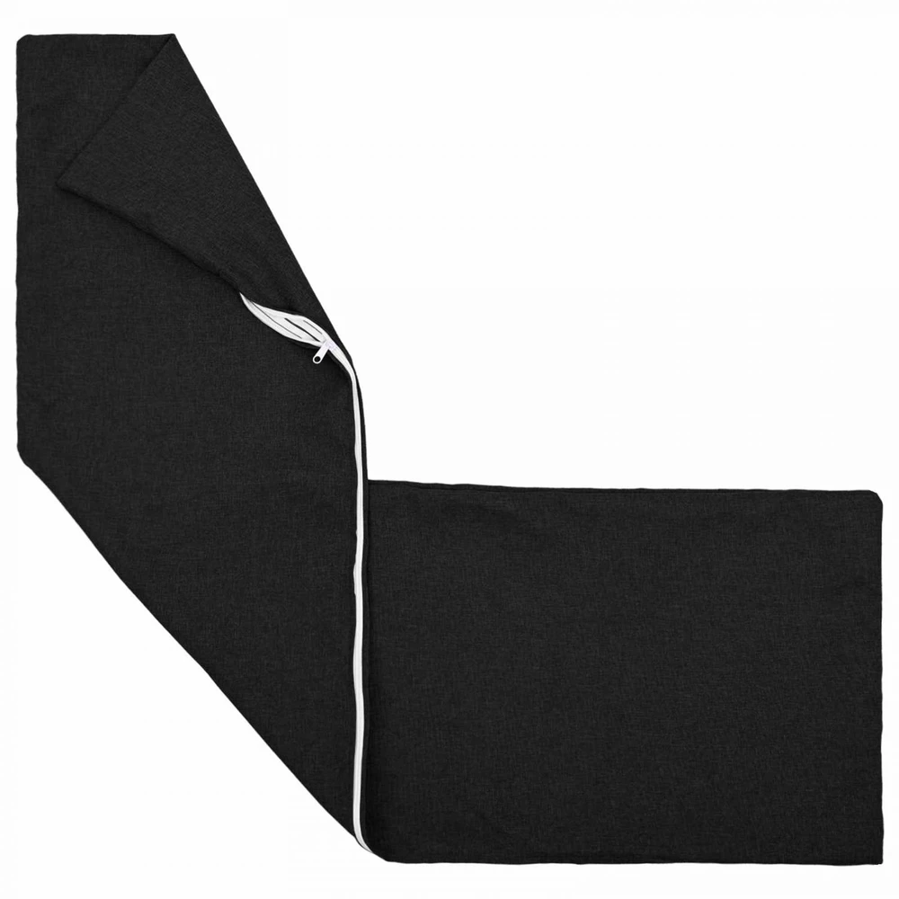 Pagalvėlės užvalkalas HEERLEN Juoda 40 x 145 cm Audinys
