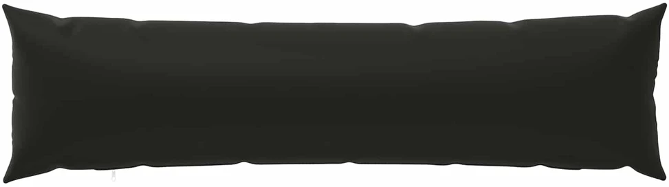 Pagalvėlės užvalkalas HEERLEN Juoda 40 x 145 cm Poliesteris