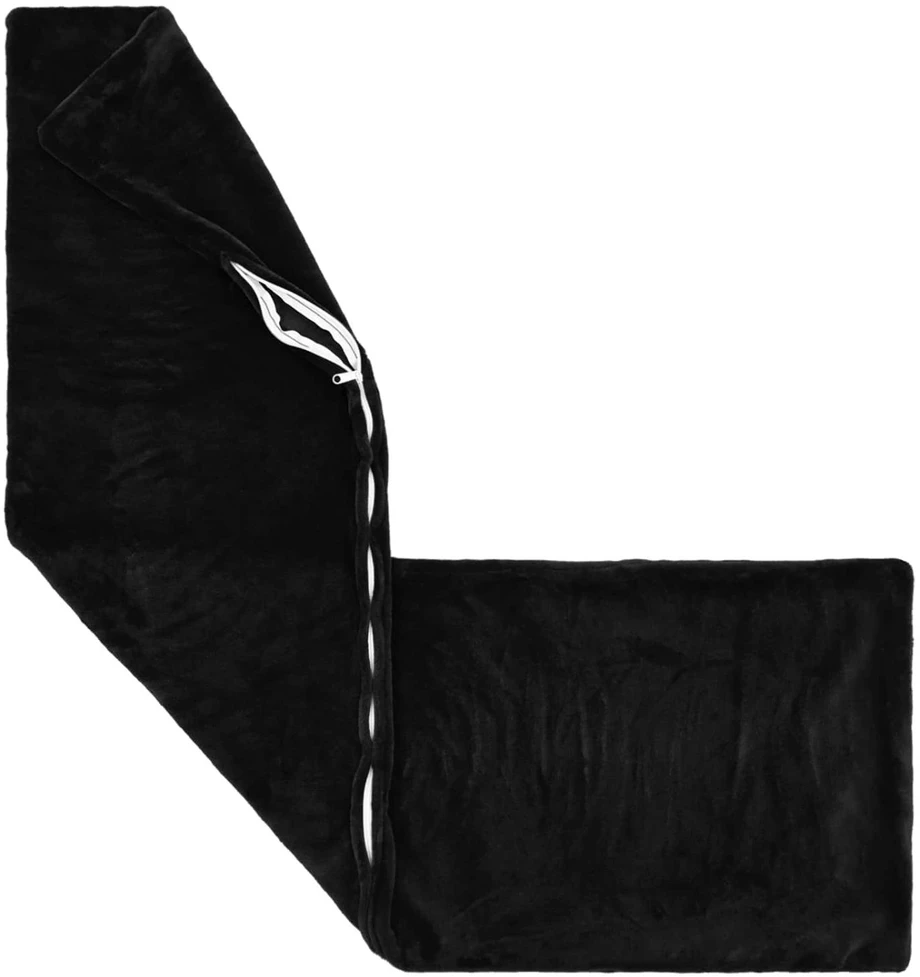Pagalvėlės užvalkalas HEERLEN Juoda 40 x 145 cm Flanelė