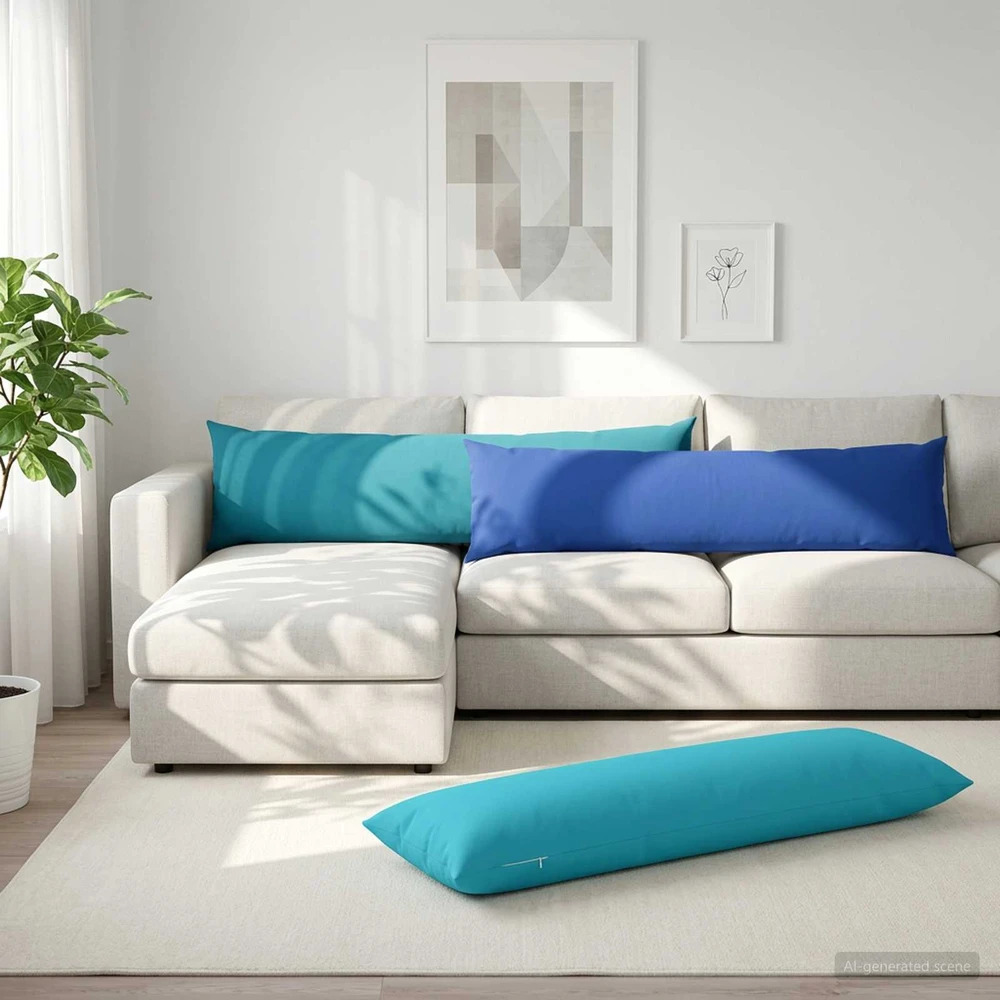 Pagalvėlės užvalkalas HEERLEN Karališka mėlyna 40 x 145 cm