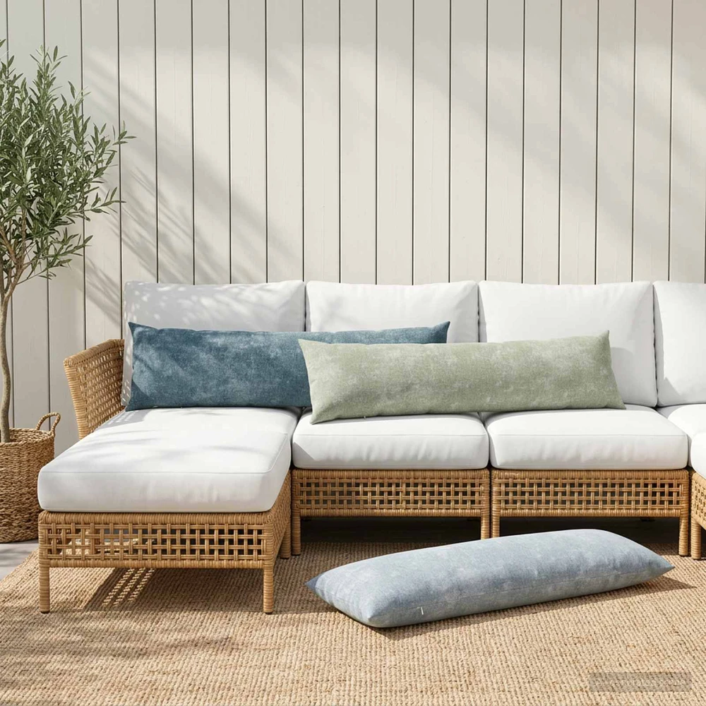 Pagalvėlės užvalkalas HEERLEN Mėlyna 40 x 145 cm