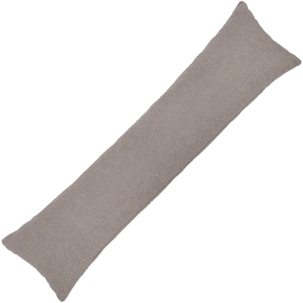 Pagalvėlės užvalkalas HEERLEN Šviesiai pilka 40 x 145 cm Bouclé
