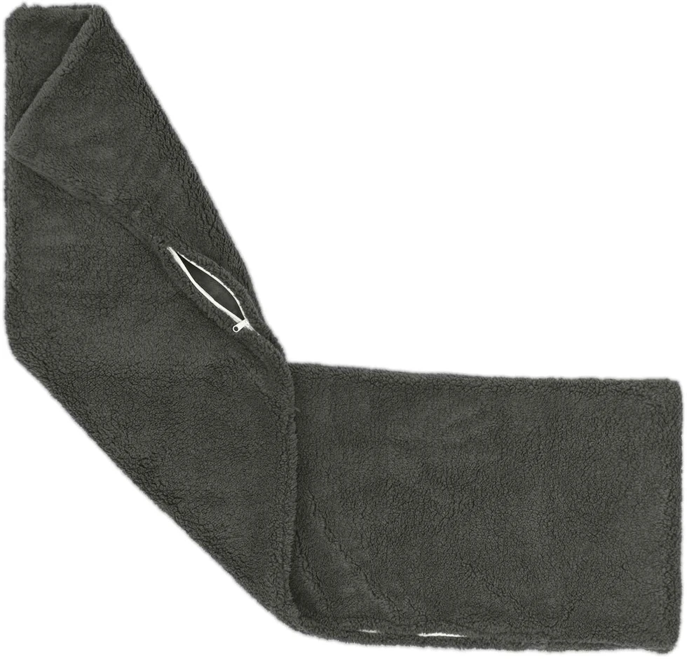 Pagalvėlės užvalkalas HEERLEN Tamsiai pilka 40 x 145 cm Bouclé