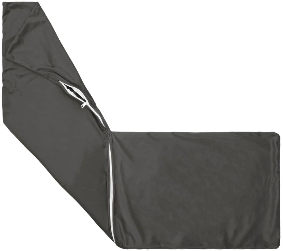 Pagalvėlės užvalkalas HEERLEN Tamsiai pilka 40 x 145 cm Aksomas