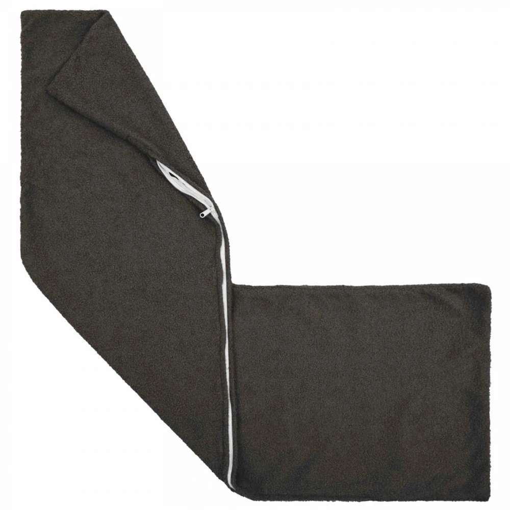 Pagalvėlės užvalkalas HEERLEN Tamsiai pilka 40 x 145 cm Bouclé