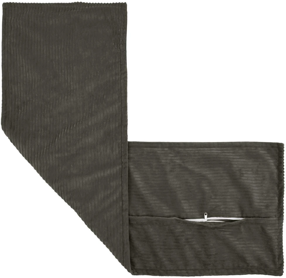 Pagalvėlės užvalkalas HOUTEN Antracito 40 x 145 cm mančester