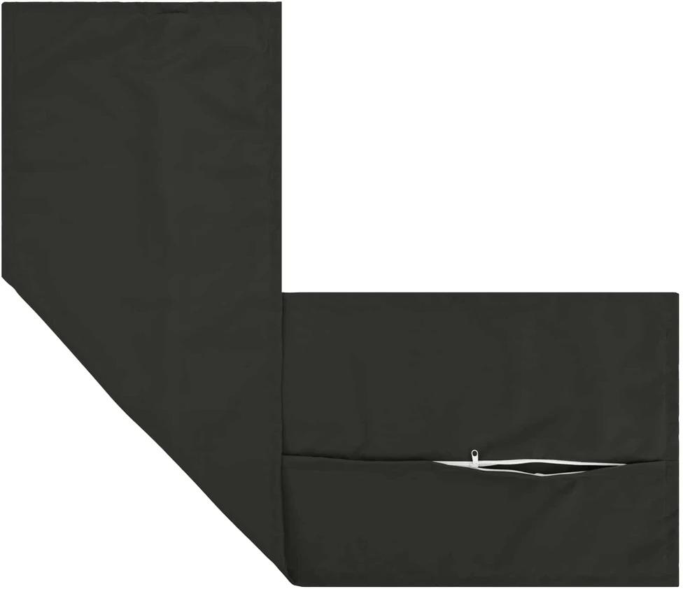 Pagalvėlės užvalkalas HOUTEN Juoda 40 x 145 cm Poliesteris