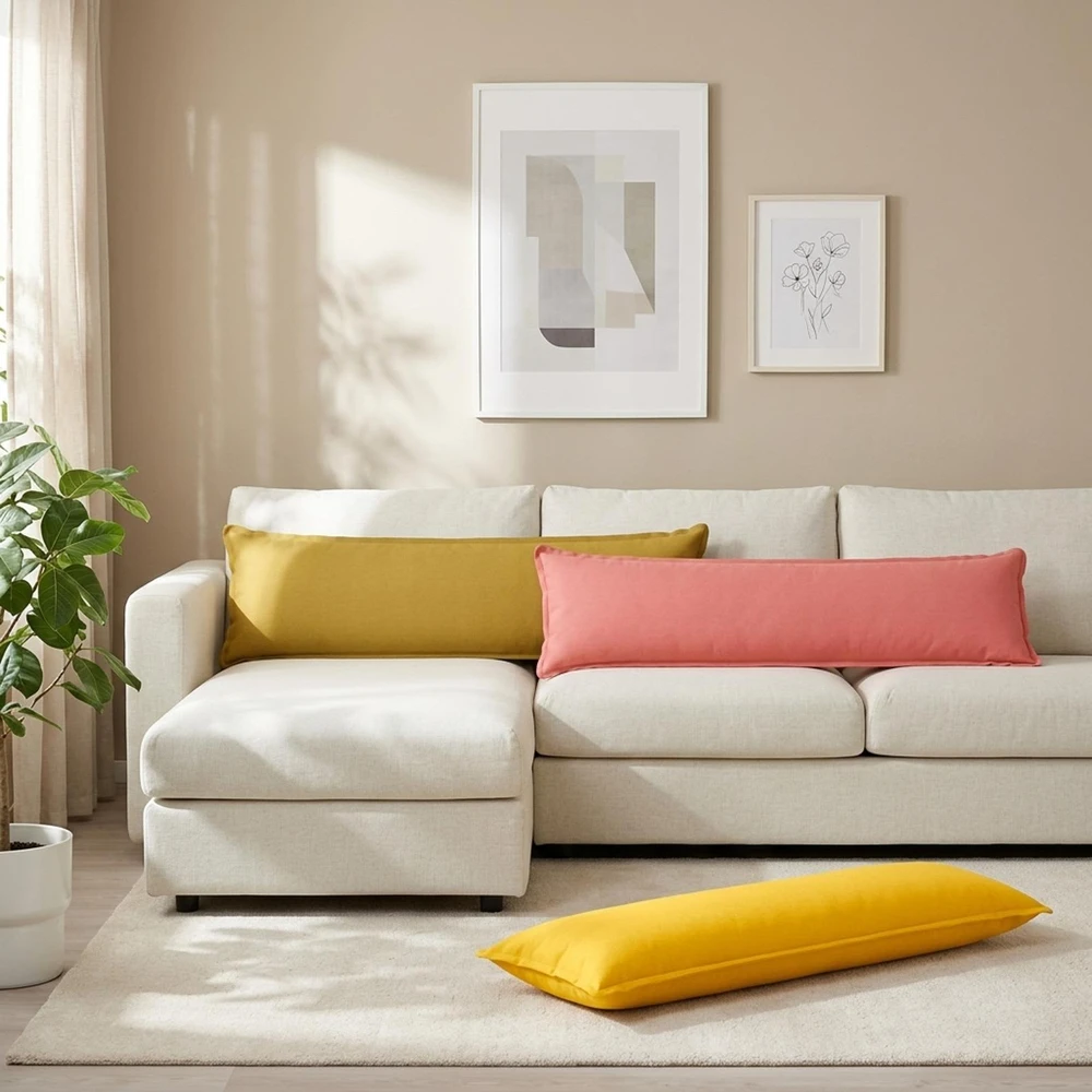 Pagalvėlės užvalkalas HOUTEN Rožinė 40 x 145 cm