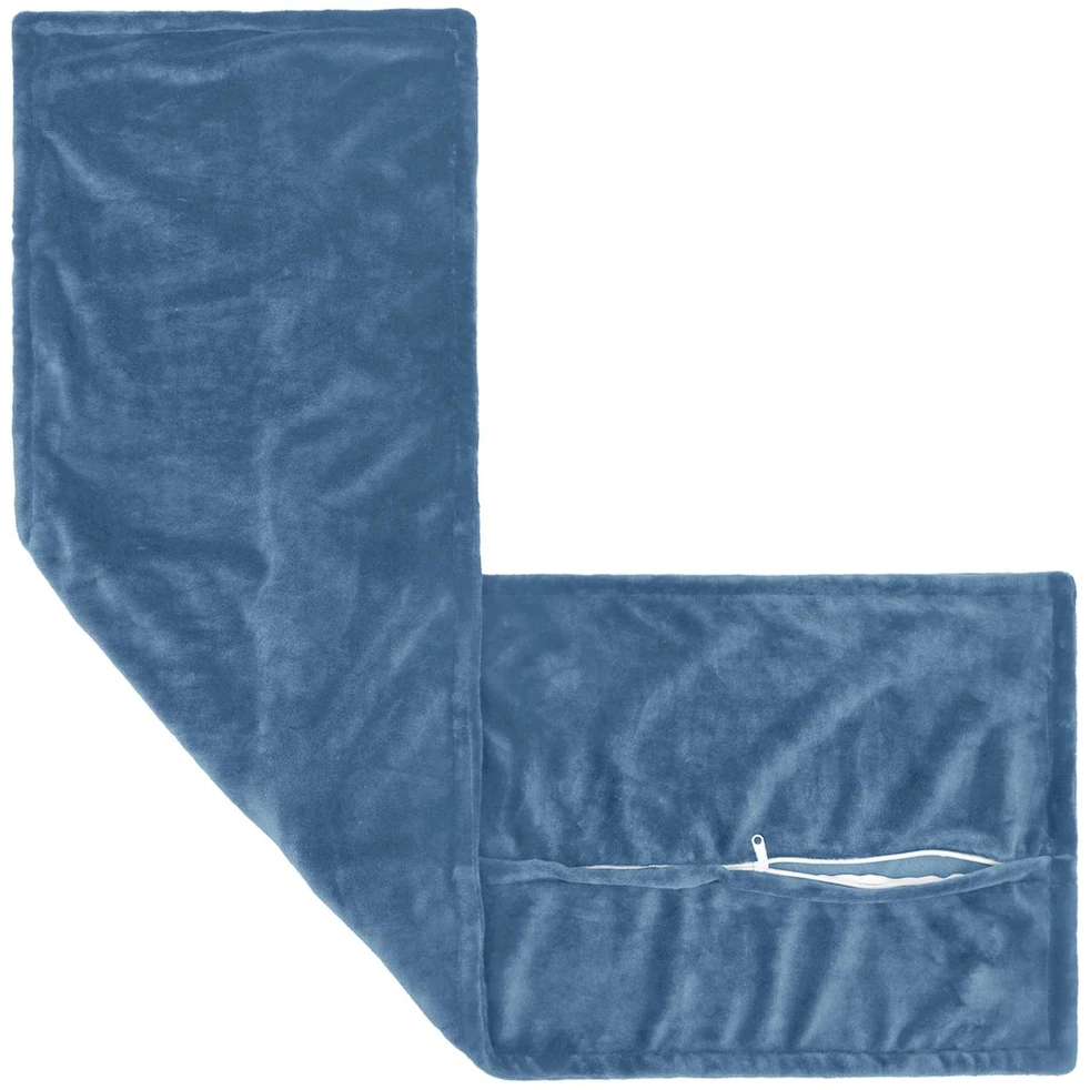 Pagalvėlės užvalkalas HOUTEN Šviesiai mėlyna 40 x 145 cm