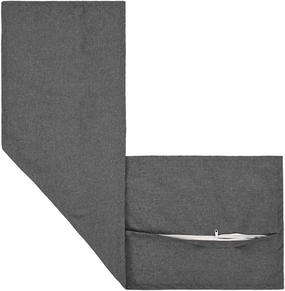 Pagalvėlės užvalkalas HOUTEN Šviesiai pilka 40 x 145 cm