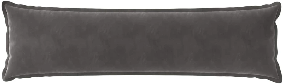 Pagalvėlės užvalkalas HOUTEN Tamsiai pilka 40 x 145 cm Aksomas