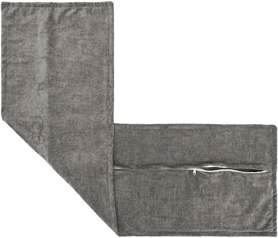 Pagalvėlės užvalkalas HOUTEN Tamsiai pilka 40 x 145 cm