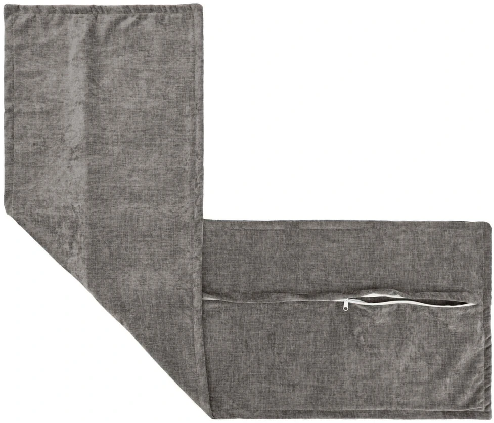 Pagalvėlės užvalkalas HOUTEN Tamsiai pilka 40 x 145 cm