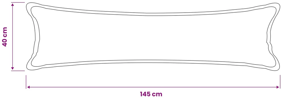 Pagalvėlės užvalkalas HOUTEN Tamsiai žalia 40 x 145 cm Bouclé