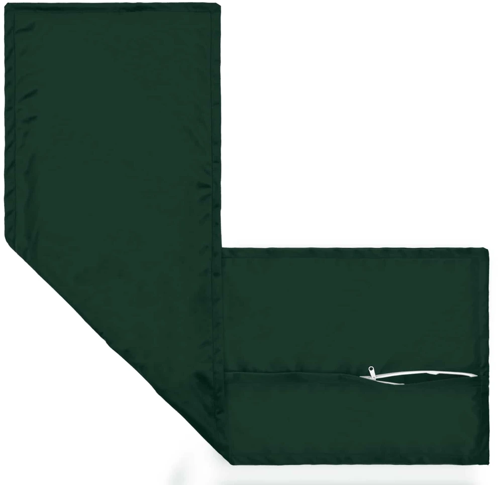 Pagalvėlės užvalkalas HOUTEN Tamsiai žalia 40 x 145 cm Aksomas