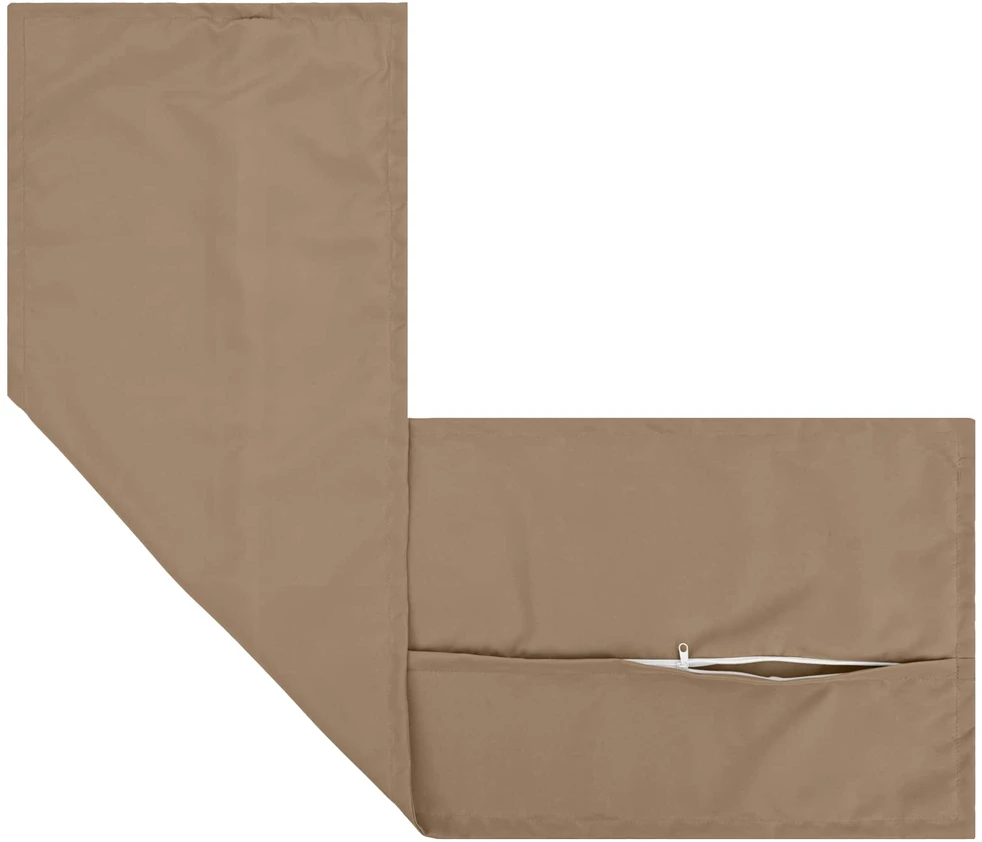 Pagalvėlės užvalkalas HOUTEN Taupe 40 x 145 cm Poliesteris