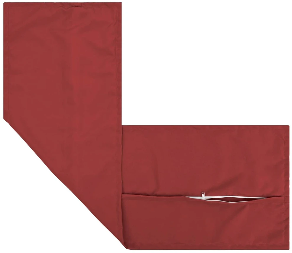 Pagalvėlės užvalkalas HOUTEN Vyno raudona 40 x 145 cm