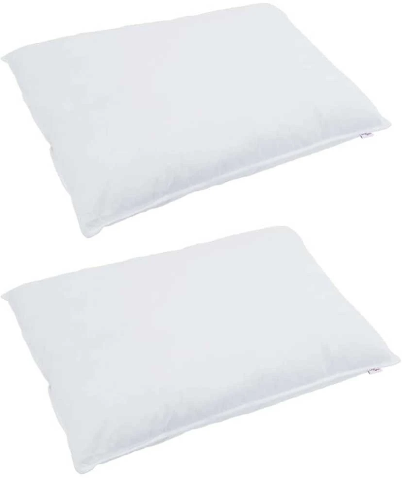 Pagalvė 2 vnt. 50 x 75 cm Plunksna Balta