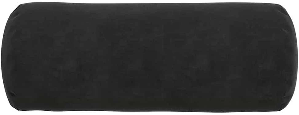 Pagalvės 2 pcs Juoda Ø 15 x 40 cm Kordūrinis audinys