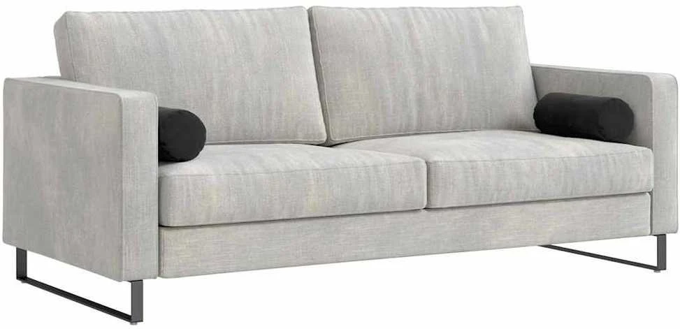 Pagalvės 2 pcs Juoda Ø 15 x 40 cm Kordūrinis audinys