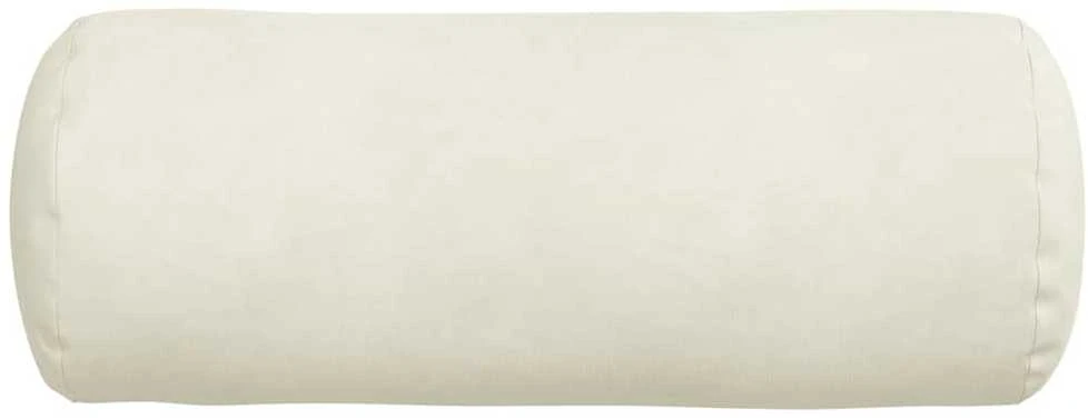 Pagalvės 2 pcs Kreminė Ø 15 x 40 cm Kordūrinis audinys