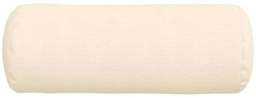 Pagalvės 2 pcs Kreminė Ø 25 x 70 cm Kordūrinis audinys