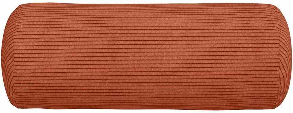 Pagalvės 2 pcs Raudona oranžinė Ø 15 x 40 cm Kordūrinis audinys