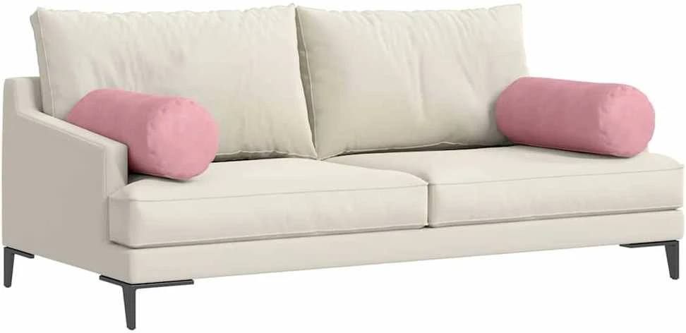 Pagalvės 2 pcs Rožinė Ø 25 x 70 cm Kordūrinis audinys
