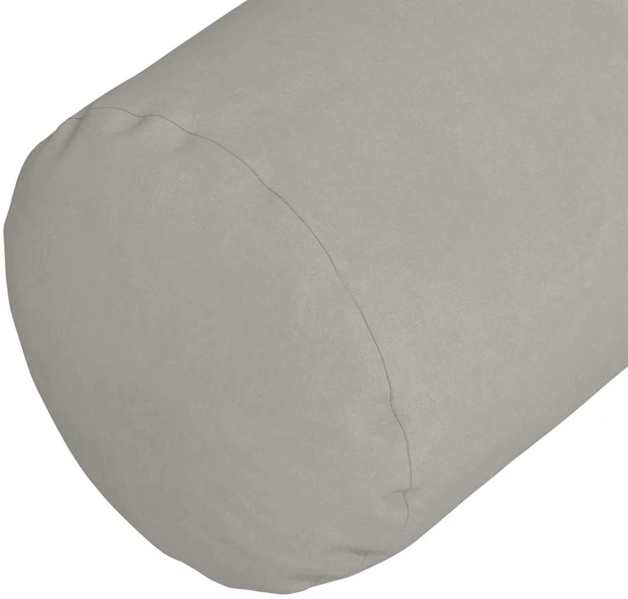 Pagalvės 2 pcs Šviesiai pilka Ø 15 x 40 cm Mikropluošto audinys