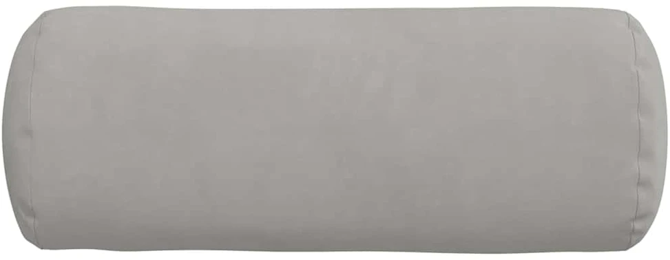 Pagalvės 2 pcs Šviesiai pilka Ø 15 x 40 cm Mikropluošto audinys