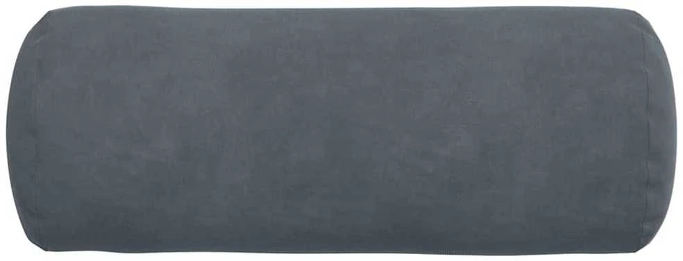 Pagalvės 2 pcs Tamsiai pilka Ø 15 x 40 cm Kordūrinis audinys