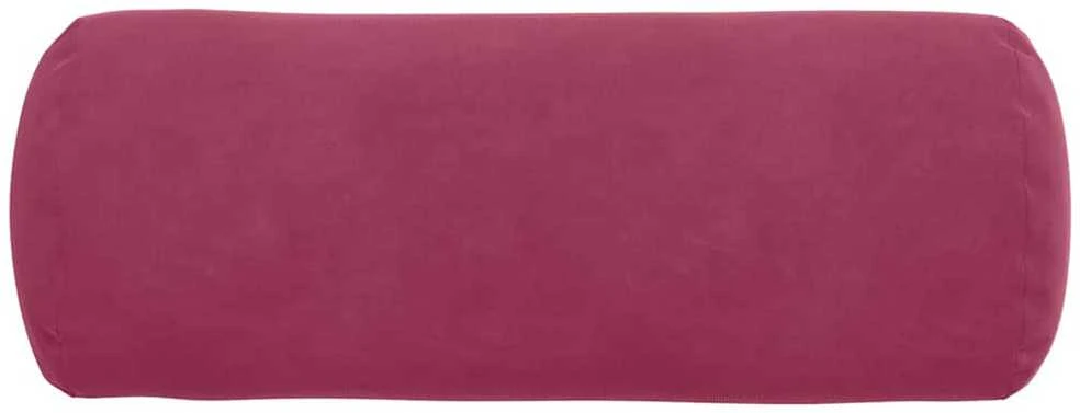 Pagalvės 2 pcs Vyno raudona Ø 15 x 40 cm Kordūrinis audinys