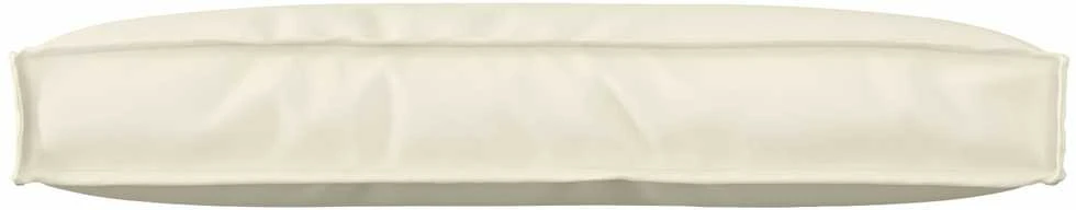 Pagalvėlė Oksfordo audinys Kreminė 80 x 40 x 12 cm