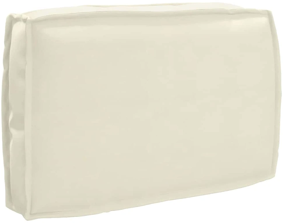 Pagalvių komplektas Oksfordo audinys Kreminė 120 x 50 x 52 cm