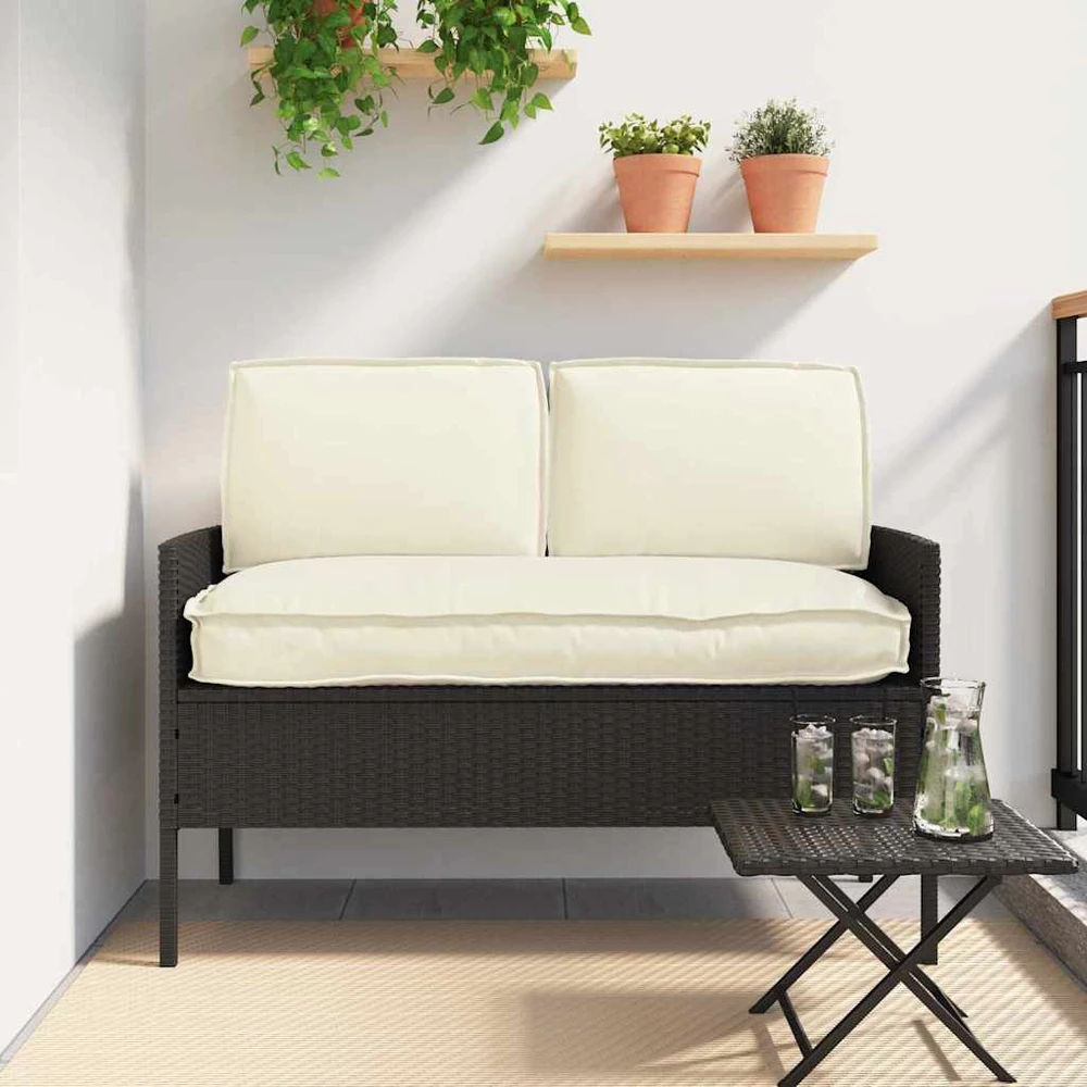Pagalvių komplektas Oksfordo audinys Kreminė 120 x 50 x 52 cm