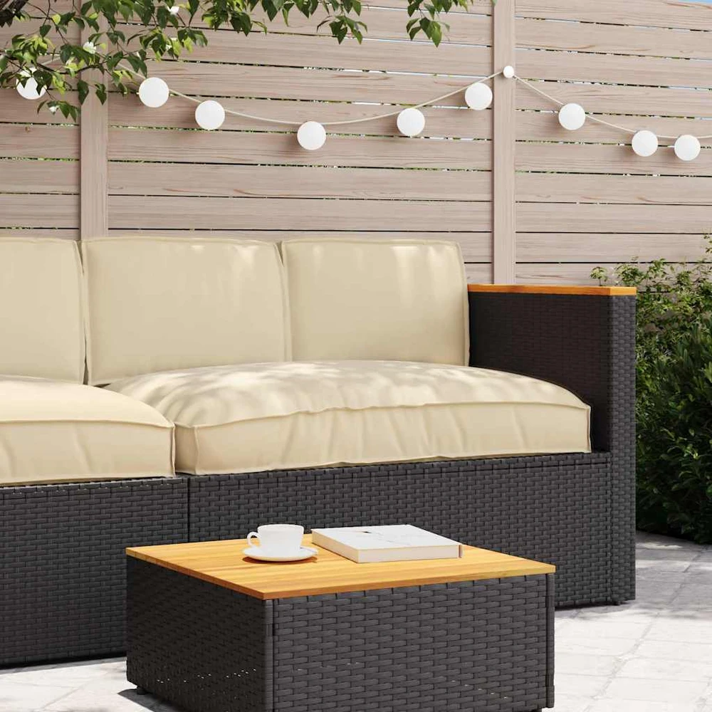 Pagalvių komplektas Oksfordo audinys Smėlio 120 x 80 x 52 cm