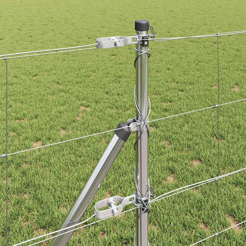 Pagrindo Suvirintas Vielos Tvora 100 x 0,8 m Sidabrinė