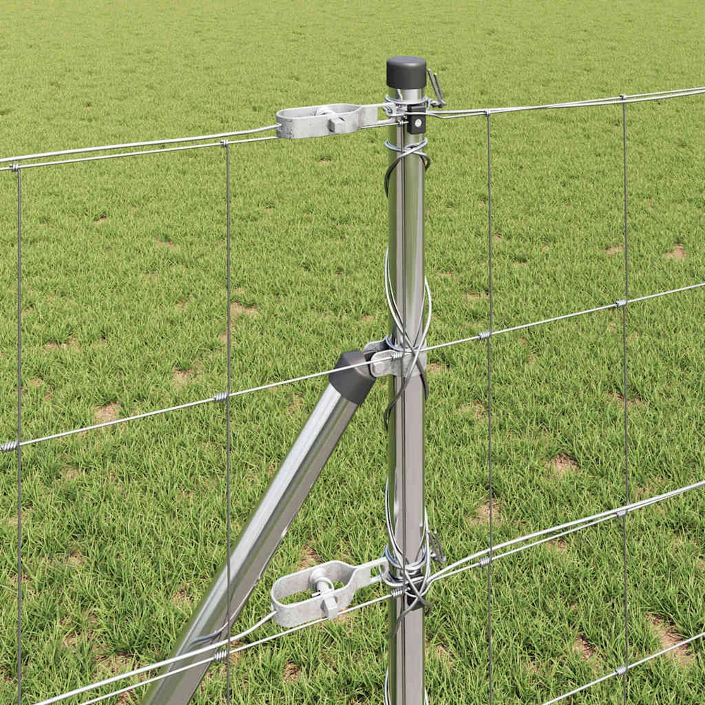 Pagrindo Suvirintas Vielos Tvora 100 x 0,8 m Sidabrinė