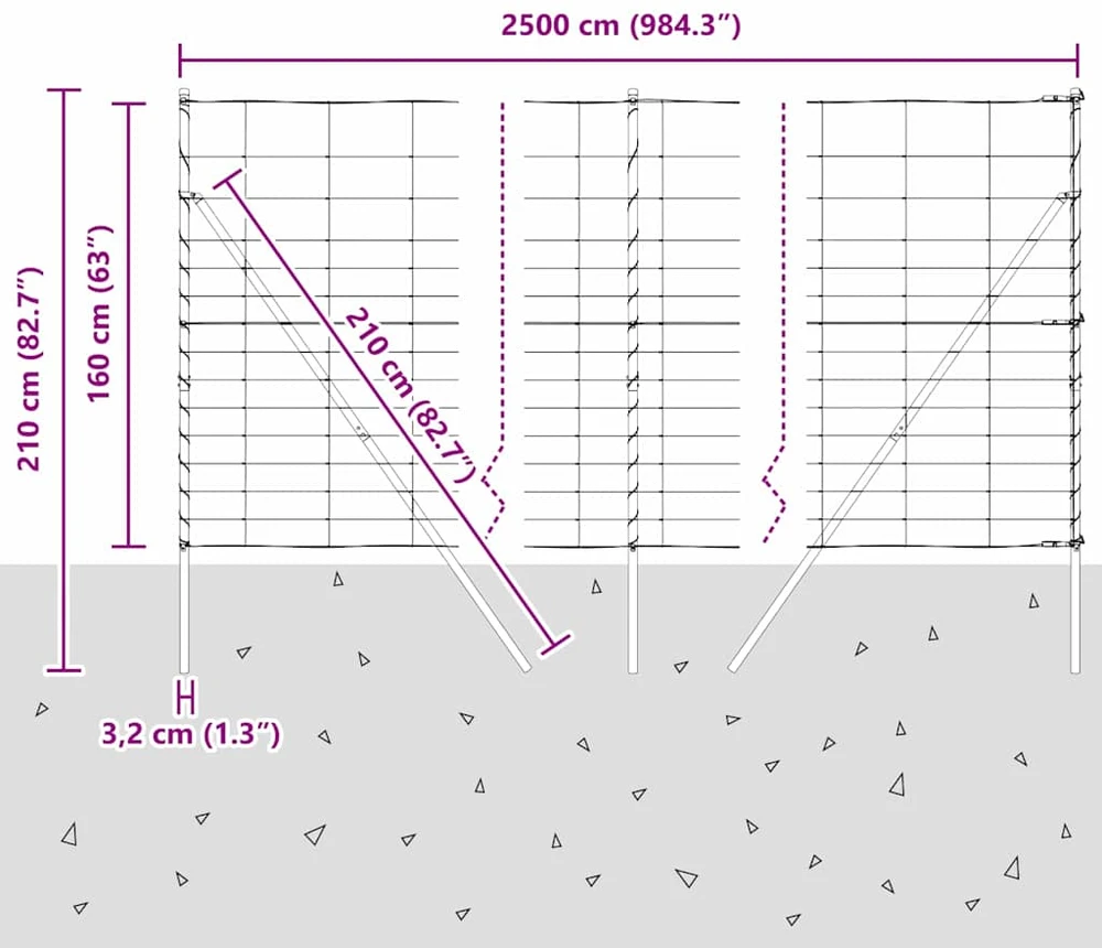 Pagrindo Suvirintas Vielos Tvora 25 x 1,6 m Sidabrinė Tinklelis