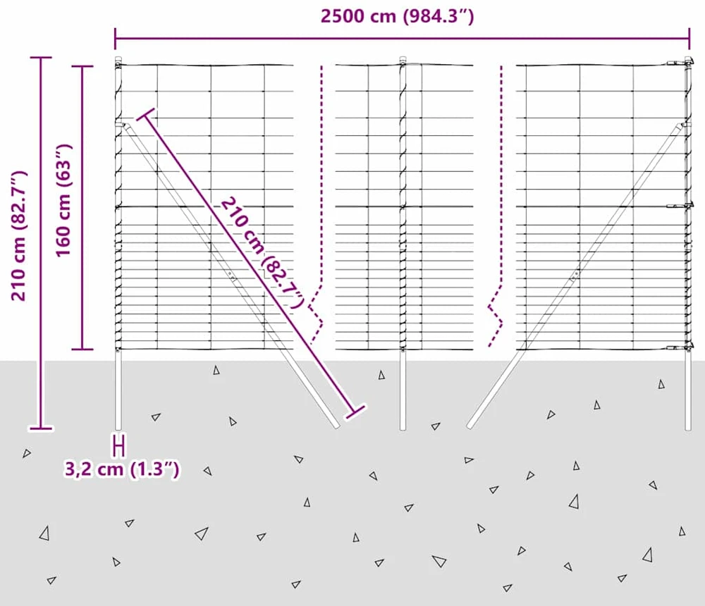 Pagrindo Suvirintas Vielos Tvora 25 x 1,6 m Sidabrinė Tinklelis