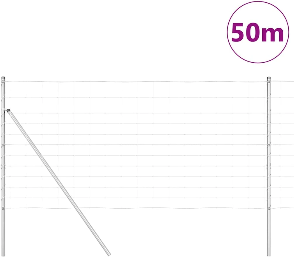 Pagrindo Suvirintas Vielos Tvora 50 x 1,2 m Sidabrinė Tinklelis