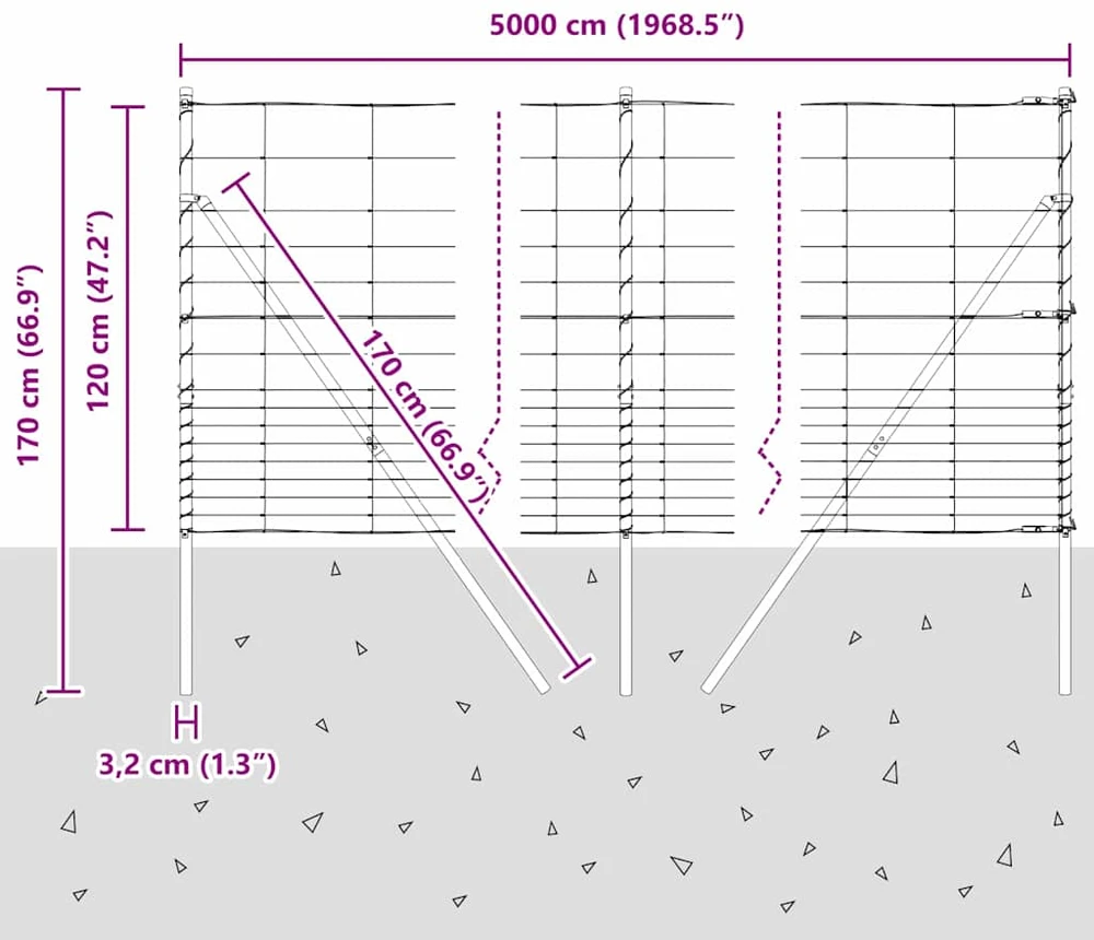 Pagrindo Suvirintas Vielos Tvora 50 x 1,2 m Sidabrinė Tinklelis